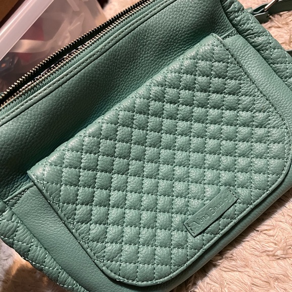 RARE Vera Bradley Leather Crossbody Bag - Picture 2 of 10